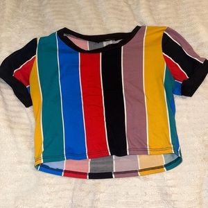 Striped 90s Style Shirt